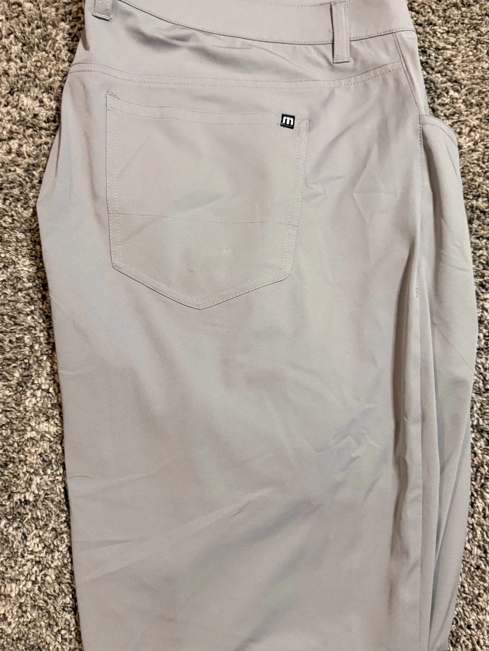 TravisMathew Light Gray Golf Pants - Size 40